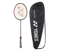 YONEX Smash - Raqueta de bádminton (G4, 73 Gramos, tensión de 28 Libras) (Negro Flash Rojo)