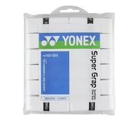 YONEX Super GRAP Overgrip - Bádminton de Tenis (12 Unidades), Color Blanco