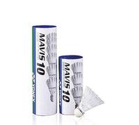 YONEX Mavis 10 Shuttles (Tube of 6) Volante, Unisex Adulto, White (Blanco), Talla Única
