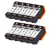 Yongairuink 33XL 33 XL Negro Multipack Cartuchos de Impresora para Epson T3351XL Cartuchos para Expression Premium XP-530 XP-540 XP-7100 XP-900 XP-830 XP-630 XP-635 XP-645 XP-640 (10 BK)