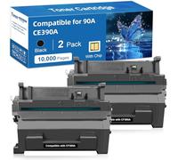 Yongairuink Cartucho de tóner negro compatible de 90 A para impresoras HP 90A CE390A 90X CE390X compatible con impresoras HP M602dn M602n M602x M603dn M603n M603xh M4555f MFP M4555h MFP M4555h MFP (2