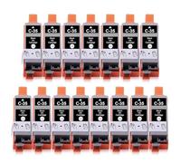 Yongairuink Cartuchos de tinta negra PGI-35 de repuesto para CAN PGI 35 CLI 36 PGI35 CLI36 para CAN IP100 IP110 IP110WB IP100WB Mini260 Mini320 TR150 (15 BK)