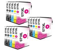 Yongairuink T0715 Multipack Reemplazo para T0711 T0712 T0713 T0714 Tinta para Epson Stylus BX300F SX610FW SX600FW SX515W SX510W SX415 SX410 SX405 SX400 SX218 SX215 SX215 SX210. (6BK 3C 3M 3Y)