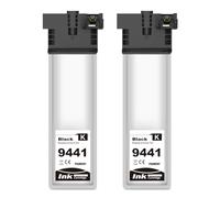 Yongairuink T9441 Negro Tinta Compatible para Epson Workforce Pro WF-C5210 WF-C5210DW WF-C5290 WF-C5290DW WF-C5710 WF-C5710DWF WF-C5790 WF-C5790DWF (paquete de 2)