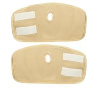 Yongany Envoltura de - 2 vendas de mano reutilizables para de ricino, soporte de muñeca de compresión, muñequera, paquetes de de ricino para evitar fugas de