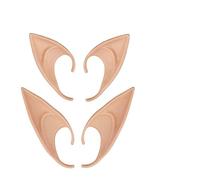 Yongbest Orejas De Elfo,2 Pares Elf Ears de látex Conjuntos de Orejas para Cosplay Anime Halloween Costume Christmas Party