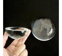 YONGERN 1 Unidad de Cristal semiesfera de Cristal, Media Bola, pisapapeles, Esfera de Cuarzo, lupas, semibola, decoración del hogar, Adornos, figuritas (Size : 60mm)