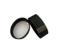 YONGETYC 2 unids/Set HTD3M Correa Dentada for soplador de Nieve HTD126-3M HTD159-3M Cinturones dentados HTD-3M 126mm/129mm(HTD3M-126-18)