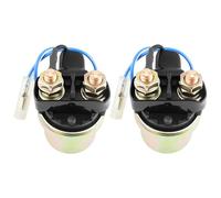 yongewu Relé de Moto Compatible con XV250 para La Ruta 66 1988-1990 para XV125 Virago 1997-2000 para X700 Maxim 1985-1986 Solenoide para Iniciador De Retransmisión 42X-81940-00-00(2 pcs)