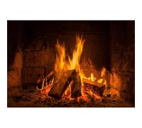 YongFoto 1,5x1m Poliéster Fondo de fotografía Fuego Caliente Quema de leña Chimenea Vintage Telón de Fondo Decoracion de Fiesta Fotografía Estudio de Foto Fondos fotográficos Accesorios