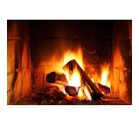 YongFoto 1,5x1m Vinilo Fondo de fotografía Interior de la Chimenea de la Vendimia Quema de leña Llamas Telón de Fondo Decoracion de Fiesta Fotografía Estudio de Foto Fondos fotográficos Accesorios