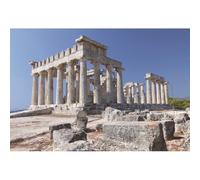 YongFoto 1,5x1m Vinilo Fondo de Fotografia Templo de Aphaea Athina en Grecia Landmark History Building Telón de Fondo Fiesta Niños Boby Retrato Personal Estudio Fotográfico Accesorios