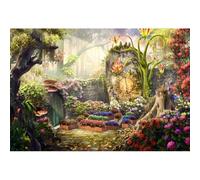 YongFoto 2,2x1,5m Bosque encantado Estudio fotográfico Fondo Magia País de las maravillas Flor Jardín para Niño Princesa Fiesta de cumpleaños Decoración Fondo de pantalla de elfos FotografíaAccesorios