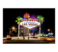 YongFoto 3x2m Vinilo Fondo de fotografía Telón de Fondo de Las Vegas Señal de Calle Vista Nocturna Telón de Fondo de Fotografía Estudio de Foto Fondos fotográficos 10ft