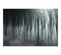 YongFoto 4,5x3m Oscuro Bosque brumoso Telón de Fondo Fairy Woodland Dead Branches Haze Grove Mystery Sombrío Estudio fotográfico Fondo Vinilo para Ghost Fiesta Accesorios para sesión de Fotos