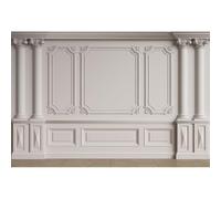 YongFoto 4,5x3m Pared Interior Telón de Fondo Fotografía Ivory Lujoso European Palace Classic Antecedentes para los Negocios Oficina Sala de Estar Family Photo Studio Prop para fotógrafo Video