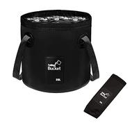 YongHang Cubo Plegable para Camping 20L Cubo de Basura Portátil para Playa, Acampar, Pesca, Viajes Jardín, Fiesta, Lavado de Autos
