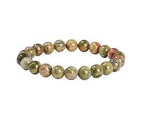 YONGHONGKEJI Pulsera De Cuentas De Cristal Curativo De Piedra Natural para Mujeres Y Hombres. Brazaletes De Cuarzo Energético para La Protección De Los 7 Chakras Yoga Meditación Relajación Amist