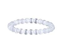 YONGHONGKEJI Pulsera De Cuentas De Piedra Natural Pulseras De Cristal Curativas para Mujeres Y Hombres Brazaletes De Cuarzo Energético para Protección De Los 7 Chakras Yoga Meditación Relajación
