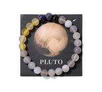 YONGHONGKEJI Pulsera De Planetas Sistema Solar Universo Galaxia Pulseras De Cuentas De Piedra Natural para Mujer Brazalete Elástico Pulseras De Ocho Planetas Estrella Guardiana para Hombres Regalos