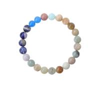 YONGHONGKEJI Pulsera De Planetas Sistema Solar Universo Galaxia Pulseras De Cuentas De Piedra Natural para Mujer Brazalete Elástico Pulseras De Ocho Planetas Estrellas Guardianas para Hombres Regal