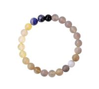 YONGHONGKEJI Pulsera De Planetas Sistema Solar Universo Galaxia Pulseras De Cuentas De Piedra Natural para Mujer Brazalete Elástico Pulseras De Ocho Planetas Estrella Guardiana para Hombres Regalos