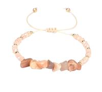 YONGHONGKEJI Pulseras De Chakras para Mujer Pulseras De Cristal Natural De Colores para Los 7 Chakras Brazalete De Piedras Preciosas Irregulares Brazalete De Cristal con Chips Pulseras De Cuerda Aju