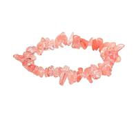 YONGHONGKEJI Pulseras De Cristal Irregulares Brazaletes De Piedras Preciosas con Chips De Cristal Pulseras Curativas De Piedra Natural De Los 7 Chakras para Mujeres Y Hombres Pulsera De Chakras De