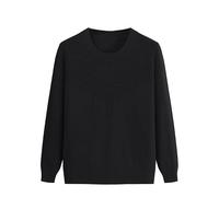 YONGHONGKEJI Suéteres De Punto para Personas De Mediana Edad Y Mayores Jersey De Señora Mayor Jersey Bordado Floral Cuello Redondo Prendas De Punto Tops De Manga Larga Sudaderas Ligeras Regalos Pa