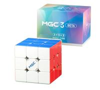 YongJun YJ MGC3 Beta 3x3x3x3 Puzzle Magic Cube Puzles Lisos YJ Beta 3x3 Twsit Puzzle Brain Teasers Juguetes Sin Pegatinas Multicolor UV Recubierto Full M Versión