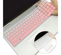 YongMai 2 Fundas de Silicona para Teclado para portátiles HP Envy X360 de 15.6 Pulgadas, 15M-BP112DX 15M-BQ021DX 15M-BQ121DX 15M-CN0011DX 15M-CN0012DX 15M-CP0011DX 15M-CP0012DX 15-BW069ND R 15-BW