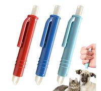 Yongmcxhhj Herramienta Para Quitar Garrapatas De Perros, Juego De 3 Pinzas Especializadas Para Extraer Garrapatas, Accesorios Limpieza Eficaces Actividades En Exterior Jardín Senderismo