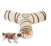 Yongmcxhhj Túneles para Gatos,Tubo para Gatitos con 3 Entradas Juguete para Gatos | Plegable Juguetes Interactivos para Ejercicio Interior Mascotas Pequeñas Conejos Juego Descanso