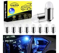 YONGMING T4W BA9S BA9 H6W Bombilla De Luz Led T11 1895 Super Brillante Reversa Interior Bombilla Led Para Luces De MatríCula Led Dome Light，DC 12V,Pack De 10