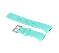 YONGNAGUI Correa de reloj de silicona compatible con Galaxy Gear S2 R720 R730 Correa de repuesto for reloj deportivo Pulsera de 14 colores compatible con elección(Duck green)