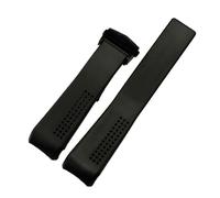 YONGNAGUI NASUNJIA Correa De Reloj De Caucho De Lujo Clásico Compatible Con TAG HEUER Muñequera Con Hebilla De Despliegue De Acero Inoxidable 20 Mm 22 Mm Correas Azul Negro(Blue no clasp,20mm)