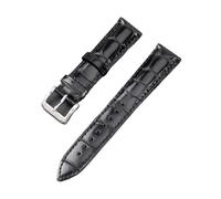 YONGNAGUI NASUNJIA Correa De Reloj De Cuero Genuino De 12-24 Mm, Pulsera Negra, Roja, Marrón, Correa De Reloj For Mujeres Y Hombres(Black,12mm)