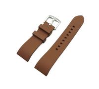 YONGNAGUI NASUNJIA Correa de reloj de goma de flúor de grado premium 20 mm 22 mm 24 mm pulsera Barra de liberación rápida Barra de reloj Ajuste for cada marca Relojes Banda(Brown silver,22mm)