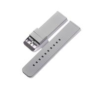 YONGNAGUI NASUNJIA Correa de silicona de 20mm for reloj(Grey-silver,12mm)