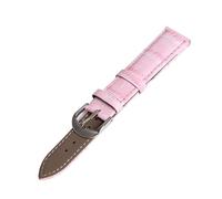 YONGNAGUI NASUNJIA Correas de reloj 12 mm 18 mm 20 mm Nuevas correas de cuero genuino 14 mm 16 mm 19 mm 22 mm Accesorios de reloj compatibles con mujeres Hombres Cinturón de pulsera unisex(Pink,12mm)
