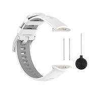 YONGNAGUI NASUNJIA Pulsera de silicona deportiva Compatible con Polar Vantage V2 Reloj de reloj de reloj Correa de reemplazo Pulsera Accesorios de banda 1: 1(White Gray)
