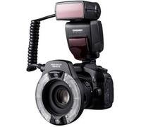 YONGNUO YN14EX II Macro Flash para cámaras réflex Digitales Canon con Gran tamaño de Pantalla LCD adaptadores Anillos filtros de Temperatura de Color Caliente Montaje Zapata Soporte M/TTL Flash