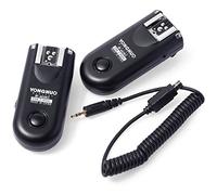 Yongnuo RF-603 N II - Kit de 2 disparadores inalámbricos para cámaras Nikon (2.4 GHz, 120 m, AAA), color negro