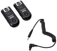 Yongnuo RF603C II C1 - Kit de 2 disparadores inalámbricos para Flashes y cámaras (2.4 GHz, AAA, 100m), Color Negro