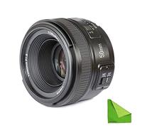 YONGNUO YN EF 50 mm f/1.8 AF Lente YN50 Apertura Enfoque automático para cámaras Nikon, AF-S 50 mm, 1.8 G con paño de Limpieza EACHSHOT