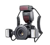 YONGNUO YN24EX TTL Macro Flash Speedlite 2 unids Flash Heads 4 unids adaptadores anillos para cámaras Canon DSLR