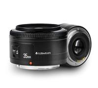 YONGNUO YN35mm F2 - Lente para cámara Canon EF Mount EOS lente gran angular Prime, enfoque automático de 35 mm