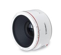 YONGNUO YN50mm F1.8 II - Lente blanca compatible con Canon