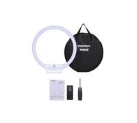 Yongnuo YN608 RGB - Lámpara anular led, Color Negro y Blanco