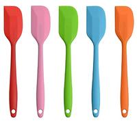 Yongxinag 8.5 inch Silicone Spatulas, Small Rubber Spatula With Solid Stainless Steel Core One Piece Design Heat Resistant Non-Stick Flexible Scrapers for Mixing Cooking Baking（5 pack）